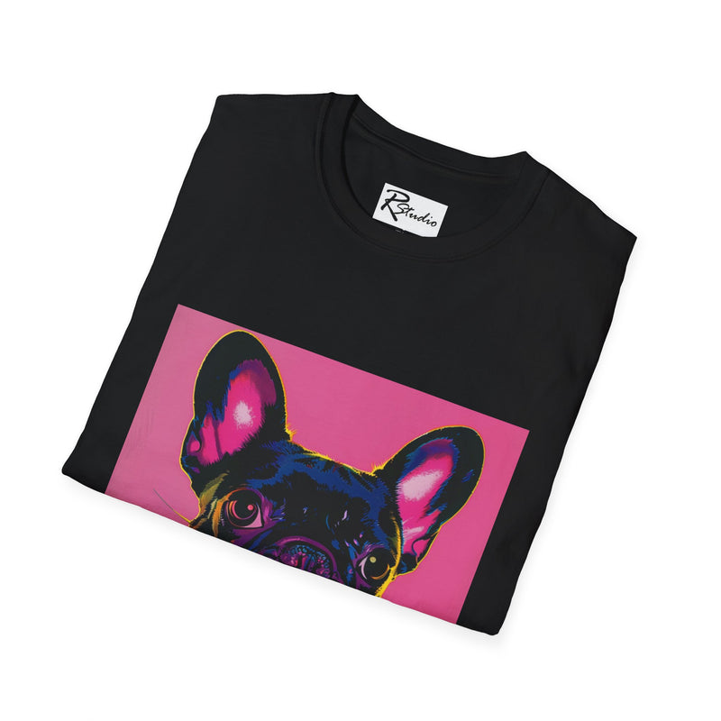 French Bulldog Fine Art Unisex Softstyle T-Shirt