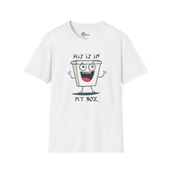 Naughty Nibbles Funny Adult Humor Chinese Take Out Box Unisex Soft-Style T-Shirt