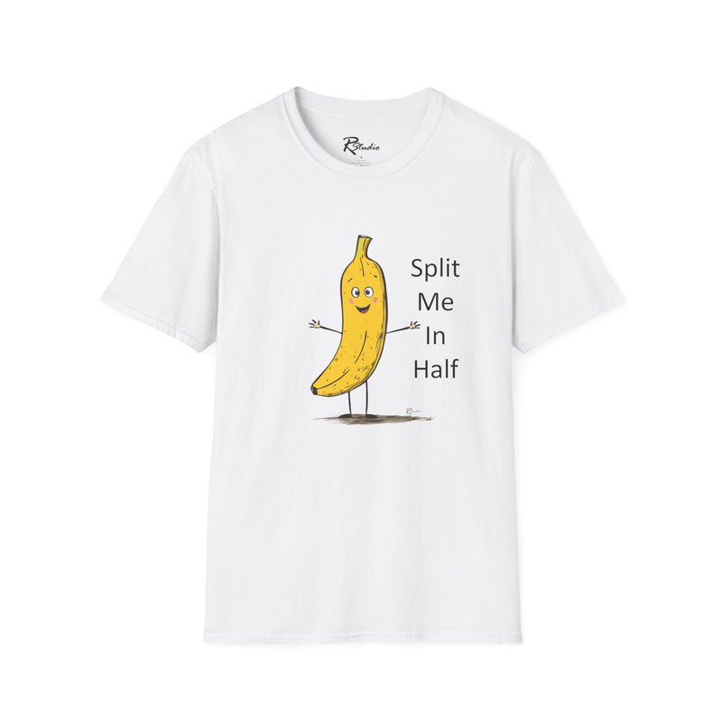 Naughty Nibbles Funny Adult Humor Banana Unisex Soft-Style T-Shirt