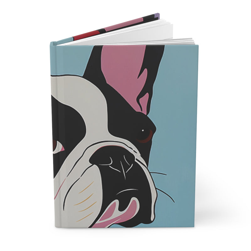 French Bulldog Hardcover Journal - Fine Art Inspired Matte Finish