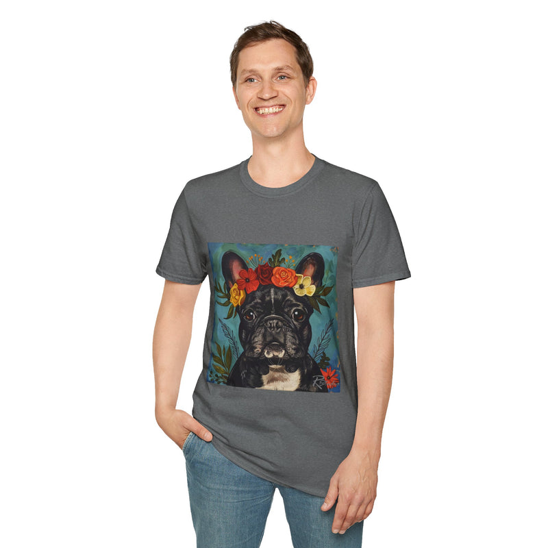 French Bulldog Fine Art Unisex Softstyle T-Shirt