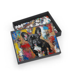 French Bulldog Fine Art Jigsaw Puzzle - 96, 252, 500, 1000 Pieces