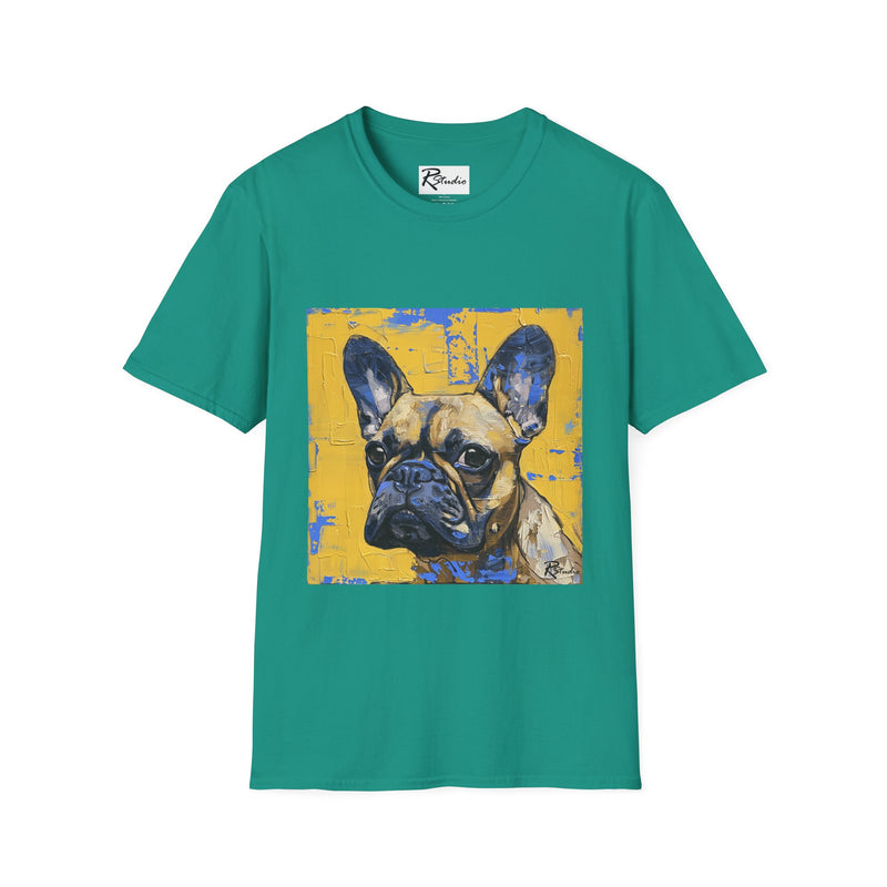 French Bulldog Fine Art Unisex Softstyle T-Shirt