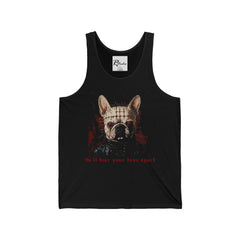 French Bulldog Halloween Demon Fine Art Unisex Soft-Style Tank Top