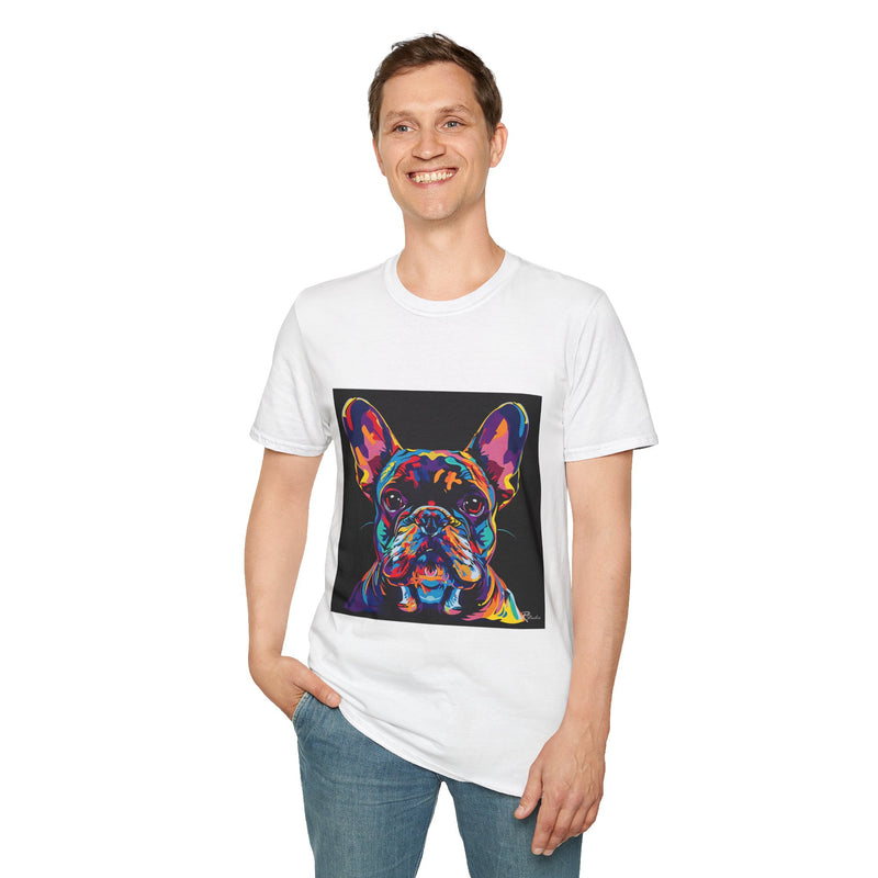 French Bulldog Fine Art Unisex Softstyle T-Shirt