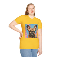 French Bulldog Fine Art Unisex Softstyle T-Shirt