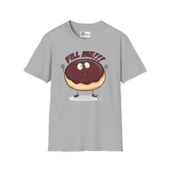 Naughty Nibbles Funny Adult Humor Boston Cream Donut Unisex Soft-Style T-Shirt