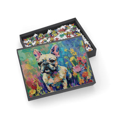 French Bulldog Fine Art Jigsaw Puzzle - 96, 252, 500, 1000 Pieces