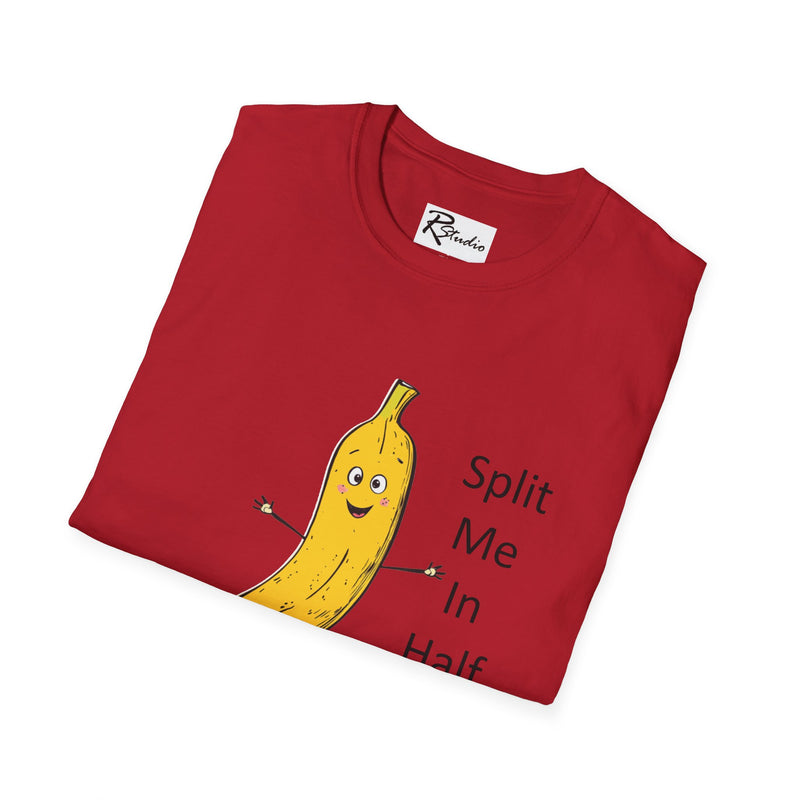 Naughty Nibbles Funny Adult Humor Banana Unisex Soft-Style T-Shirt