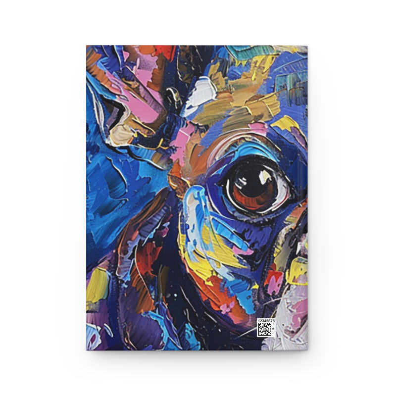 French Bulldog Hardcover Journal - Fine Art Inspired Matte Finish