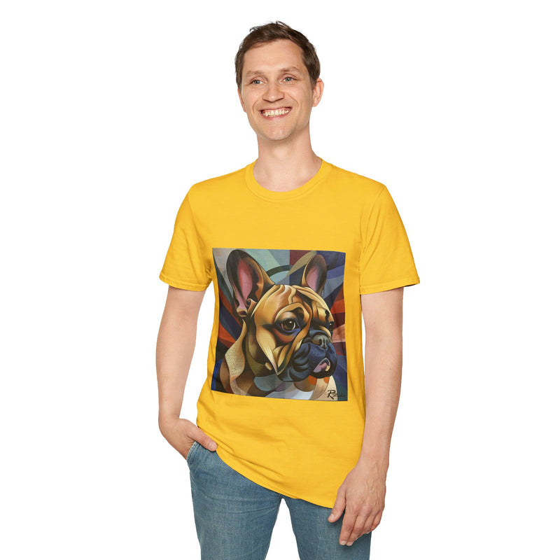 French Bulldog Fine Art Unisex Softstyle T-Shirt