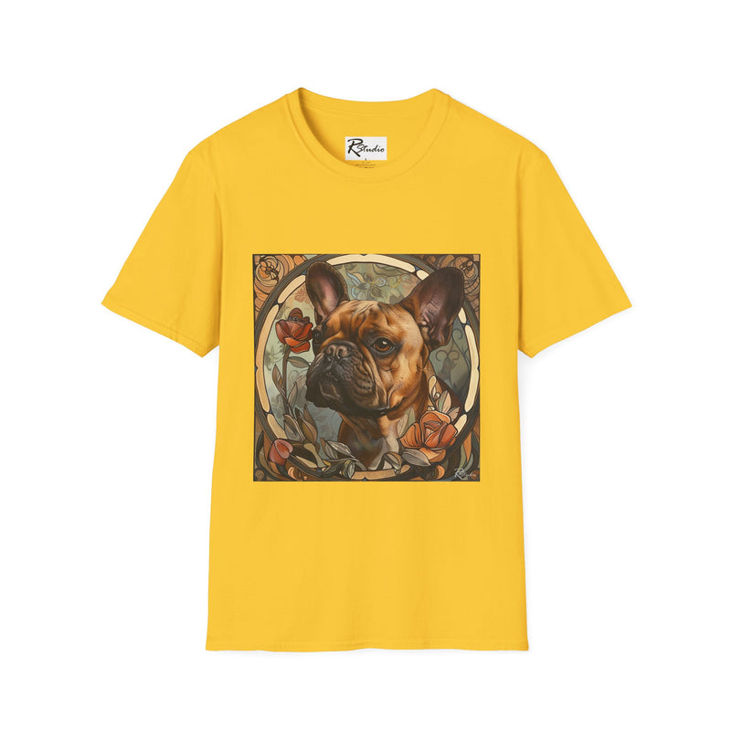 French Bulldog Fine Art Unisex Softstyle T-Shirt