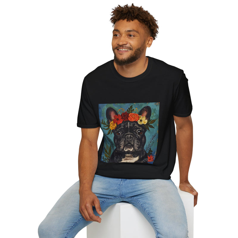 French Bulldog Fine Art Unisex Softstyle T-Shirt