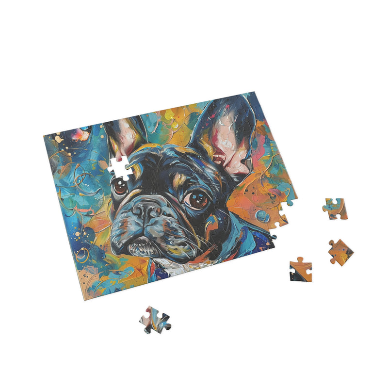 French Bulldog Fine Art Jigsaw Puzzle - 96, 252, 500, 1000 Pieces