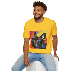 French Bulldog Fine Art Unisex Softstyle T-Shirt