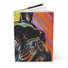 French Bulldog Hardcover Journal - Fine Art Inspired Matte Finish