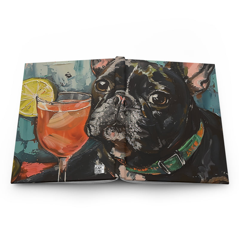 French Bulldog Hardcover Journal - Fine Art Inspired Matte Finish