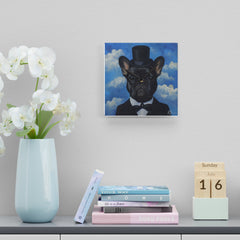 French Bulldog Acrylic Wall Clock - Fine Art Inspired Design