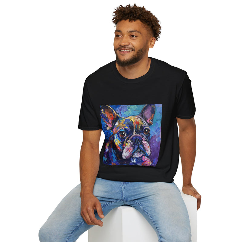 French Bulldog Fine Art Unisex Softstyle T-Shirt