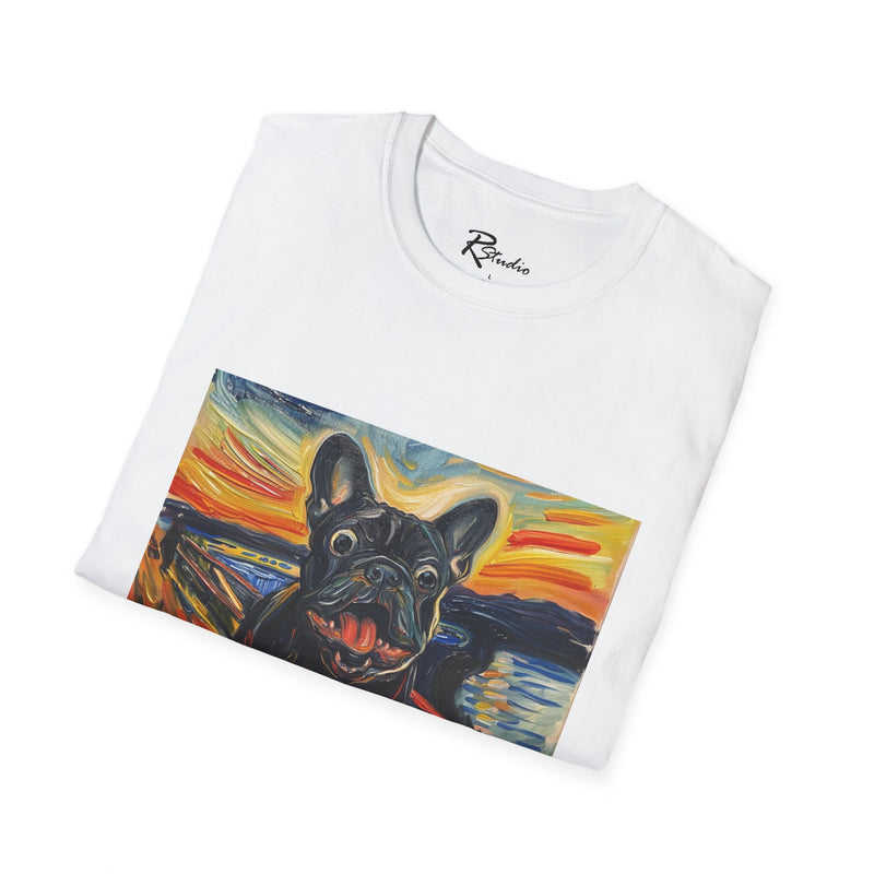 French Bulldog Fine Art Unisex Softstyle T-Shirt