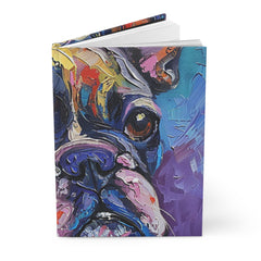 French Bulldog Hardcover Journal - Fine Art Inspired Matte Finish