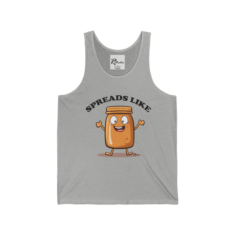 Naughty Nibbles Funny Adult Humor Peanut Butter Unisex Soft-Style Tank Top