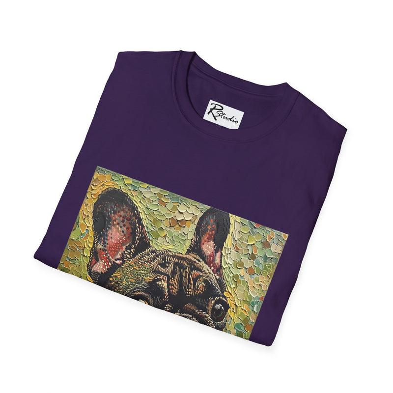 French Bulldog Fine Art Unisex Softstyle T-Shirt