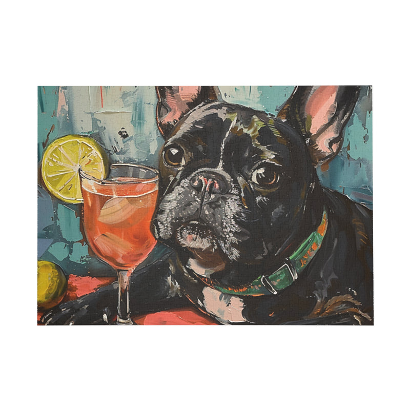 French Bulldog Fine Art Jigsaw Puzzle - 96, 252, 500, 1000 Pieces