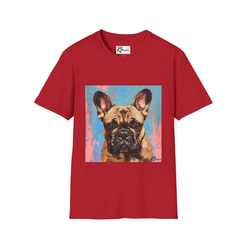 French Bulldog Fine Art Unisex Softstyle T-Shirt