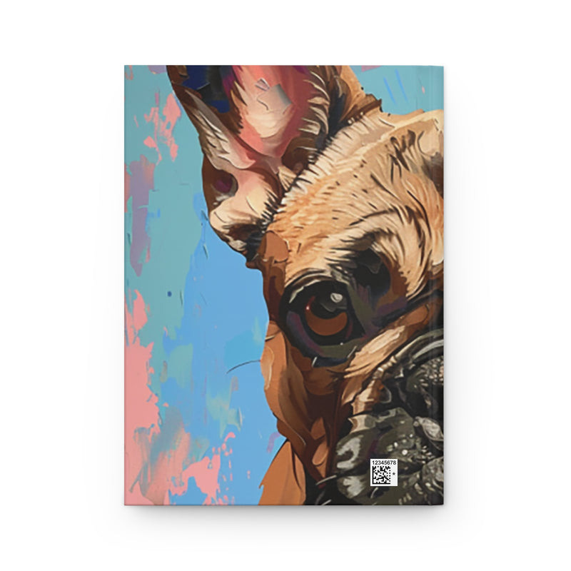 French Bulldog Hardcover Journal - Fine Art Inspired Matte Finish