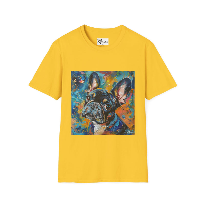 French Bulldog Fine Art Unisex Softstyle T-Shirt