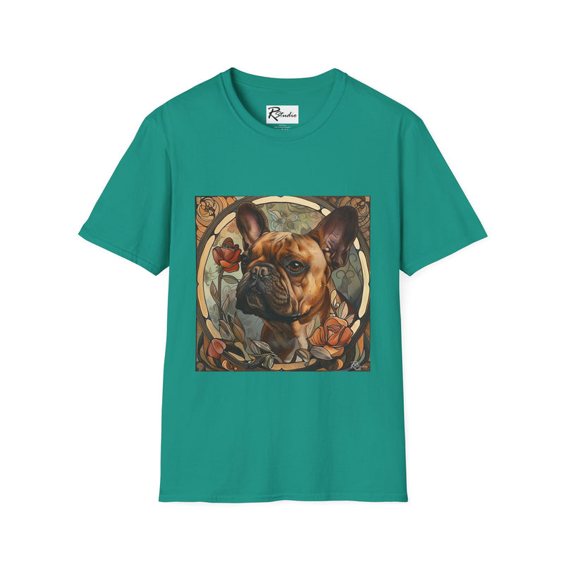 French Bulldog Fine Art Unisex Softstyle T-Shirt