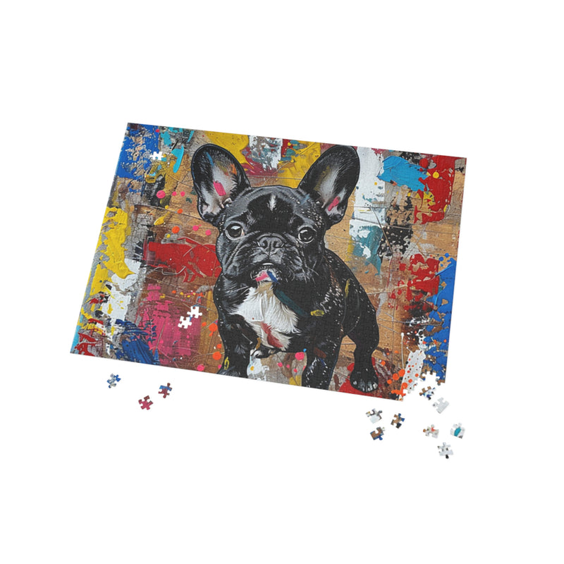 French Bulldog Fine Art Jigsaw Puzzle - 96, 252, 500, 1000 Pieces