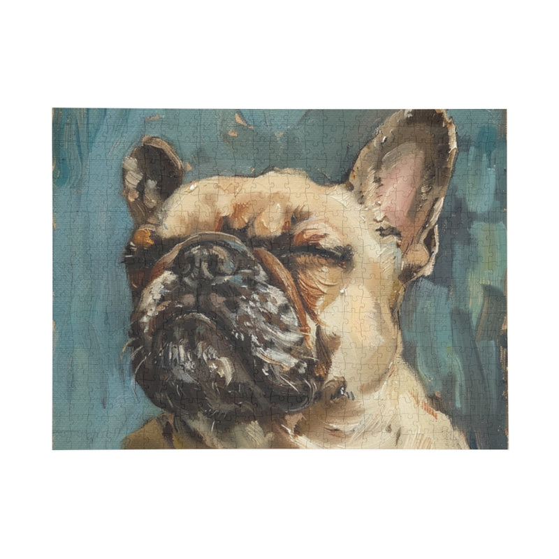 French Bulldog Fine Art Jigsaw Puzzle - 96, 252, 500, 1000 Pieces