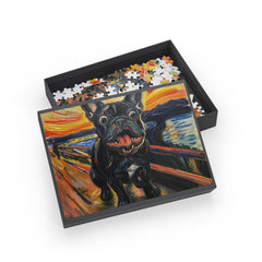 French Bulldog Fine Art Jigsaw Puzzle - 96, 252, 500, 1000 Pieces