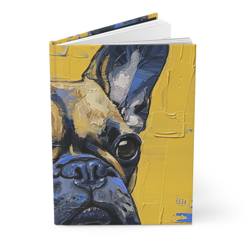 French Bulldog Hardcover Journal - Fine Art Inspired Matte Finish