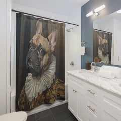 French Bulldog Fine Art Shower Curtain - Stylish Bathroom Decor