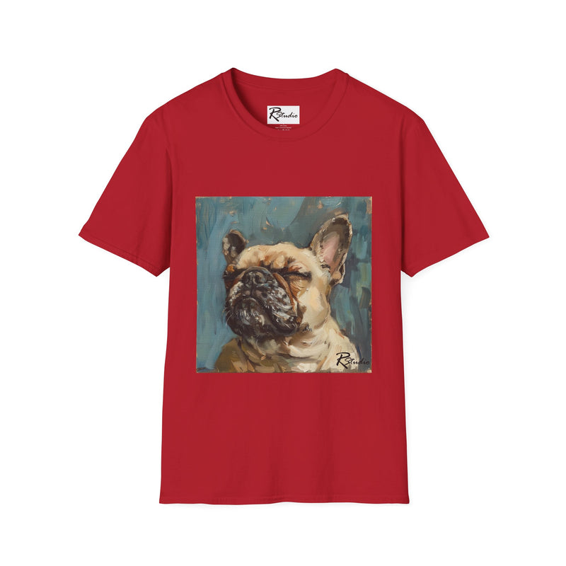 French Bulldog Fine Art Unisex Softstyle T-Shirt