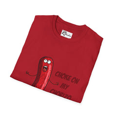 Naughty Nibbles Funny Adult Humor Chorizo Unisex Soft-Style T-Shirt