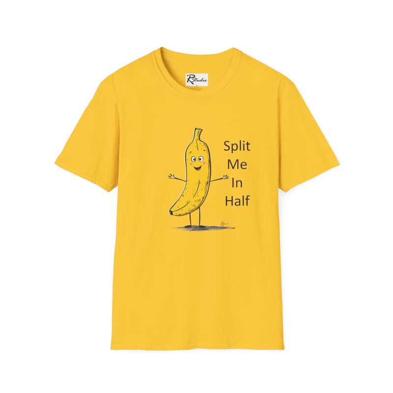 Naughty Nibbles Funny Adult Humor Banana Unisex Soft-Style T-Shirt