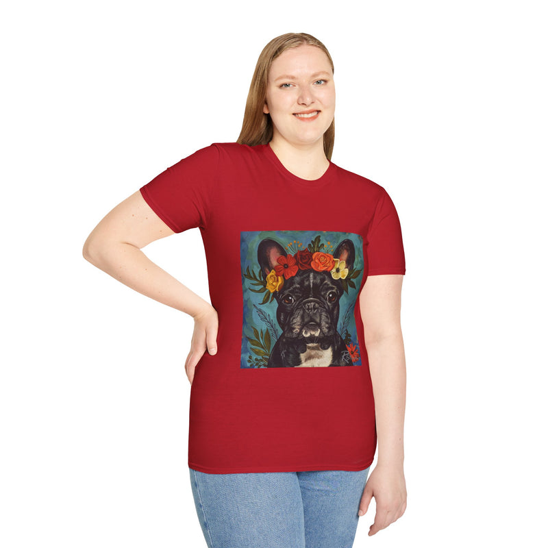 French Bulldog Fine Art Unisex Softstyle T-Shirt