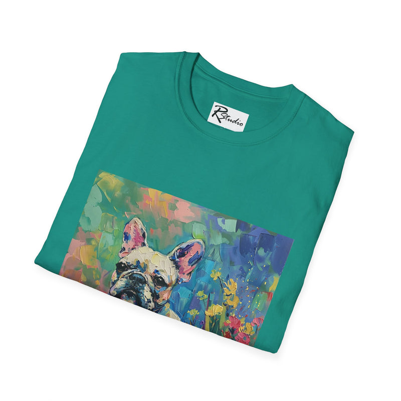 French Bulldog Fine Art Unisex Softstyle T-Shirt