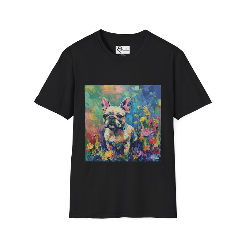 French Bulldog Fine Art Unisex Softstyle T-Shirt