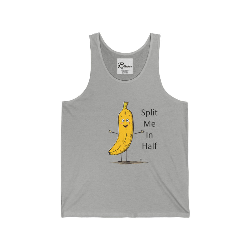 Naughty Nibbles Funny Adult Humor Banana  Unisex Soft-Style Tank Top