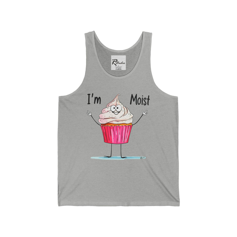 Naughty Nibbles Funny Adult Humor Frosted Cupcake Unisex Soft-Style Tank Top