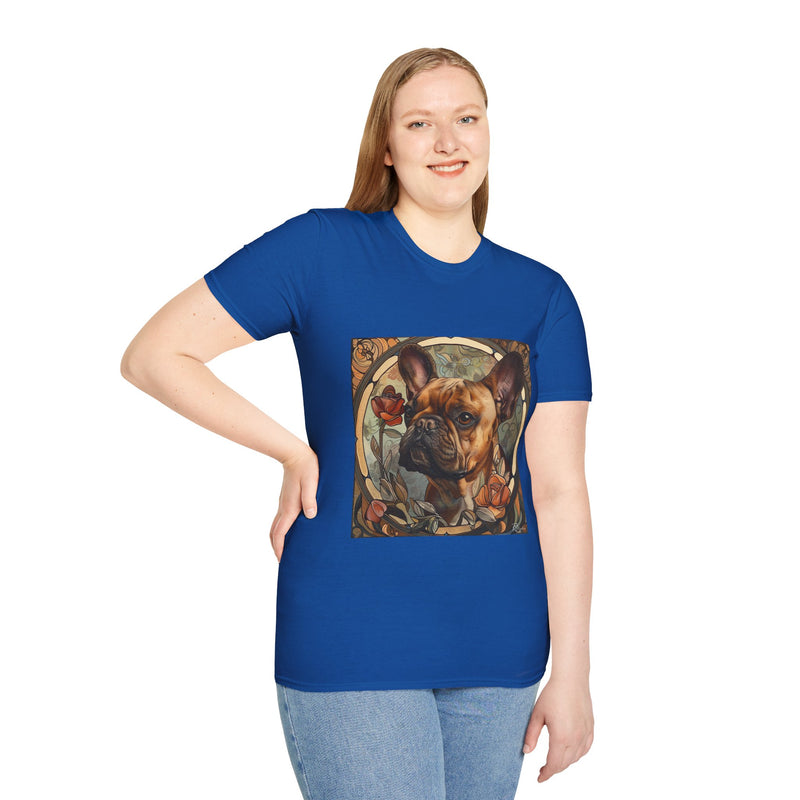 French Bulldog Fine Art Unisex Softstyle T-Shirt