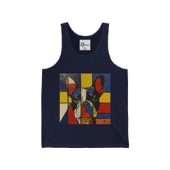 French Bulldog Fine Art Unisex Jersey Tank Top - Stylish & Comfortable