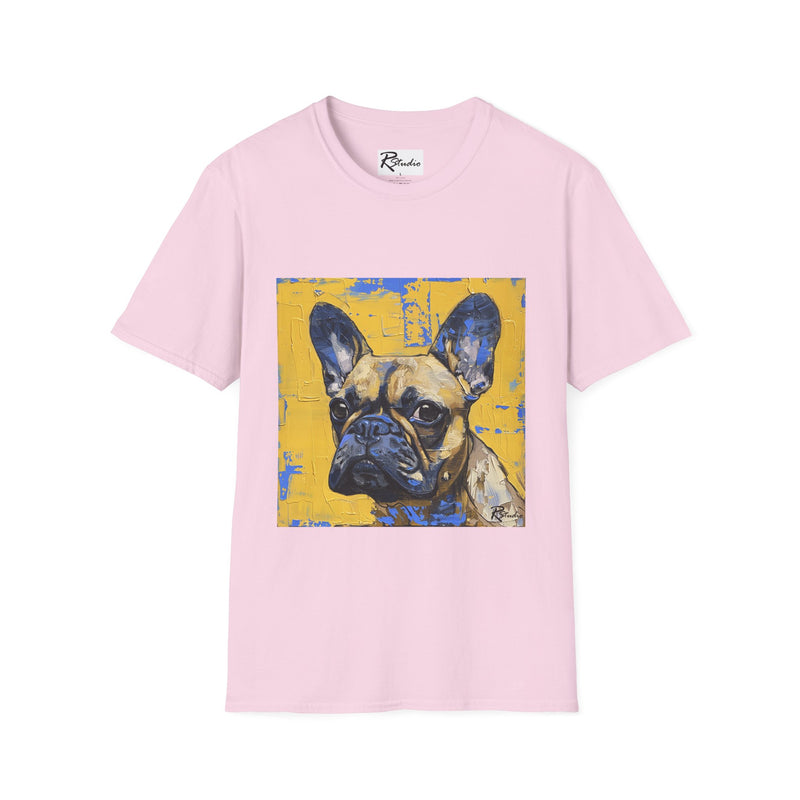 French Bulldog Fine Art Unisex Softstyle T-Shirt