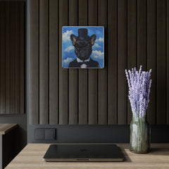 French Bulldog Acrylic Wall Clock - Fine Art Inspired Design