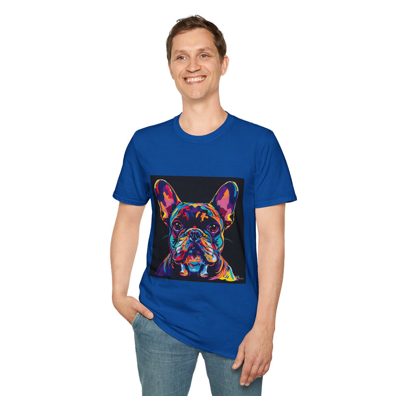 French Bulldog Fine Art Unisex Softstyle T-Shirt